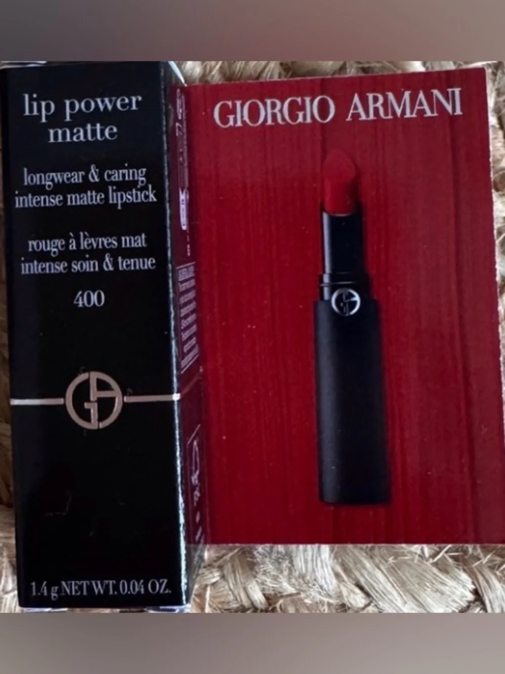 Giorgio Armani Lip Power Matte in Shade 400
